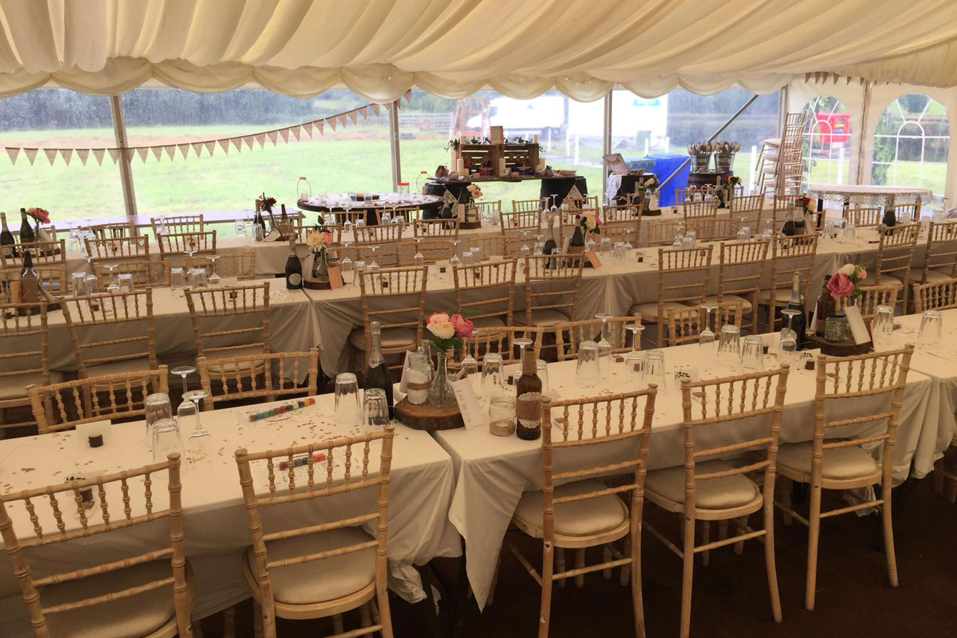 Wedding Marquee Hire Belfast Clear 1